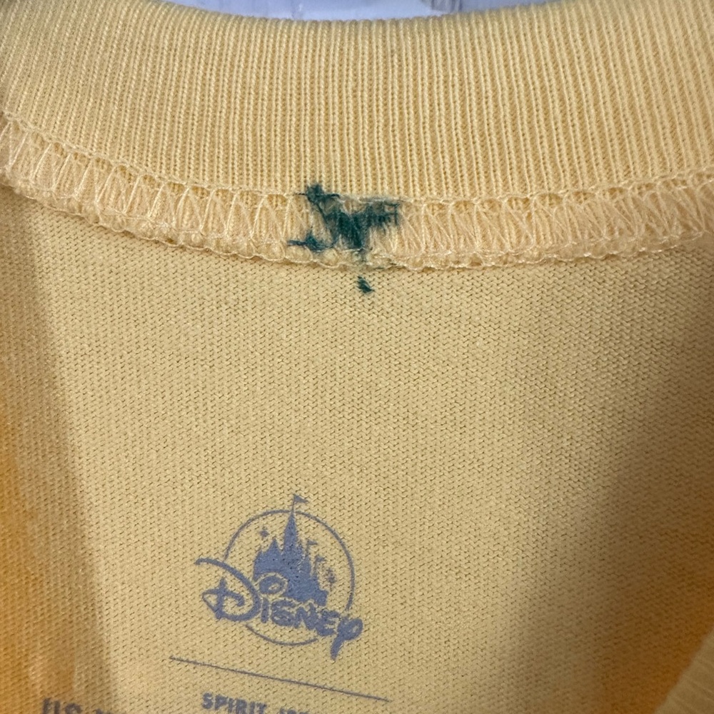 Disneyland play in the parks Yellow Long Sleeve spirit jersey xs - Picture 7 of 7